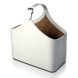 Elegant Faux Leather Storage Basket (H08-006)