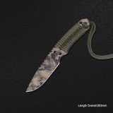 Fixed-Blade Knife with Camo (#3889)