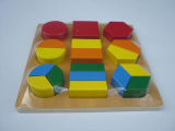 Montessori Material-Fraction Shapes Block Wooden Toys