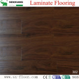 Brown Walnut Texture Handscraped Waterproof Wood Laminate Flooring
