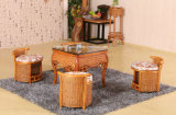 Home Living Room Table Sets Rattan Furniture
