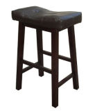 Dining Room Furniture - Dark Walnut Clune Saddle Stools (SH-141)