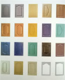 PVC Membrane MDF Kitchen Cabinet Door Customized Design