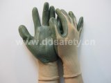 Sallow Nylon Jade Green Nitrile Glove (DNN460)