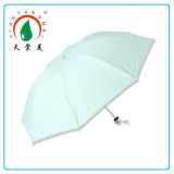 Cheap Anti-UV Rain Umbrella with Silver Coating