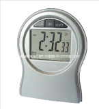 Table Alarm Clock with Transparent LCD Display Ab-333