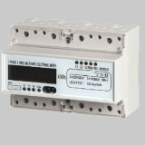 Electronic Three Phase DIN Rail Panel Mounted Energy Meter