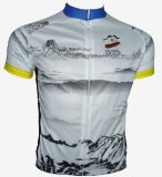 100% Polyester Customized Short Sleeve Cycling Jersey