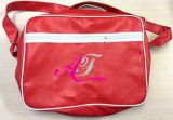 2015 Girls Red PVC PU Cheap Promotional Shoulder Bag