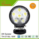 18W Round Spot Beam LED Work Light for Agricultural Equipment