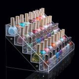 5 Tiers Clear Acrylic Display Case Tattoo Ink Cosmetic Organizer Makeup