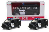1: 32 Diecast Police Car Toy with Light and Sound --