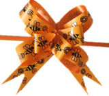Printed Bee PP Ribbon Butterfly Pull Bow
