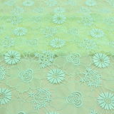 Embroidery Fabric with Chemical Organza Lace