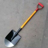 Wooden Handle Steel Shovel for Farming Work