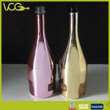 750ml Electroplated Glass Liquor Bottle, Custom Bottle