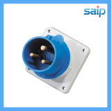 Newest Industrial 3-Pin Panel Mounted Industrial Plug (SP-817)