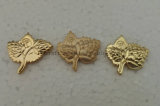 3D Gold Plated Pin Badges