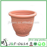 Indoor Garden Terracotta Color Plant Pot Flower Pots (J&F-0614)