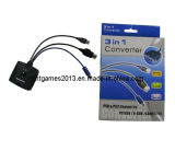 3 in 1 Converter for PS/PS2 to PC/GC/xBox /Game Accessory (SP6518)