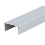 18mm Aluminium U-Shaped Door Profile for Toilet Partition (HDL08-232)