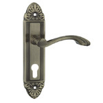 Zinc/Iron Plate Zinc/Alu Handle Mortise Plate Door Lock 85154-296 Ab