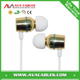 Cheap Metal in Ear Headphone with Microphone for Mobile Phone