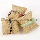 Linen Bracelet Watch Pillow Display (MT-074)