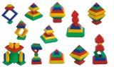Pyramid Shape Blocks Plastic Toys (QL-063-5)