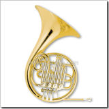 Bb 4 Keys Gold Lacquered Brass Body French Horn (FH7042G)