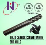 Solid Carbide Cutter 4 Flutes 50 Degree Helix Angle End Mill Tools