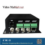 4-Channel Video / 1-Channel Bi-Directional Data Fiber Optic Transceiver