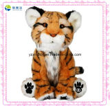 Lovely Brown Stuffed Tiger Toy
