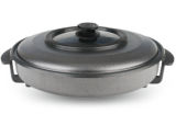Pizza Pan /Electric Multifunction Pizza / Skillet with Full Glass Lid with Adjustable Thermostat Controllerpan 1500