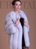 2015 Latest Colorful Fur Coat /Fox Fur Coat for Winter