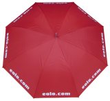 Red Aluminium Shaft Golf Umbrella for Promotional (75G234-1)