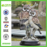 Two Freezing to Death Owls Stand (NF86095)