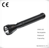Rechargeable LED Torch with CE, Waterproof, Promotion