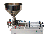 Pneumatic Double Heads Cream, Paste, Ointment, Ketchup Filling Machinery