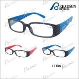 Italy Design Reading Eyewear with Metal Decoration and Soft Touching Color (RP461003)