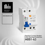 Meba Residual Current Breaker with Overload Protection (RCCB) (MBB1-63)