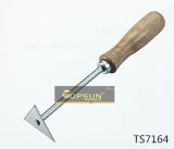 Varnished Wooden Handle Triangle Head Putty Knife