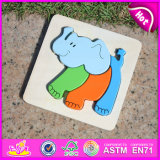 2015 Parenting Wooden Elephant Puzzle Toy, Elephant Design Kids Wooden Puzzle Toy, Child Wooden Elephant Puzzle Jigsaw Toy W14A112