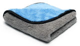 Two Color Plush Microfiber Towel for Car Detailing