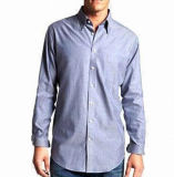 100% Cotton Long Sleeves Casual Oxford Man's Shirt (WXM171L)