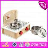 Newest Design Kids Cooking Play Wooden Toy Kitchen Play Set for Children Pretend Play W10c159