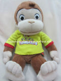 Stuffed Sitting Monkey Toy (JQ-12136)