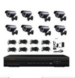 CCTV Camera, Kit 8CH HDMI DVR System