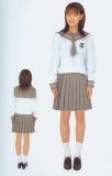 2014 New Style School Uniform with Skirt for Girls