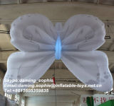 High Quality Inflatable White Butterfly Wings for Stage Decoration